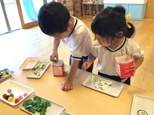 きりん組さんの氷作り