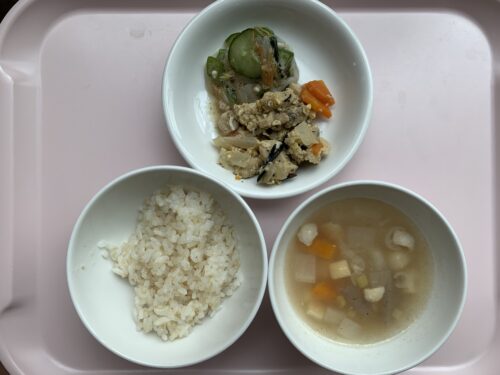 今日の給食
