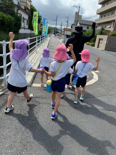 お散歩に行ったよ！