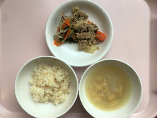 今日の給食