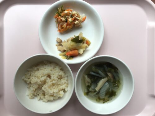 今日の給食