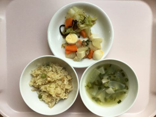 今日の給食