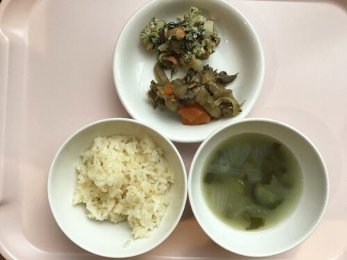 今日の給食