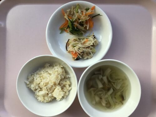 今日の給食
