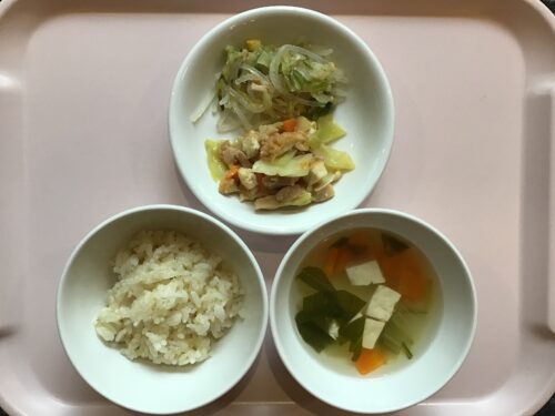 今日の給食