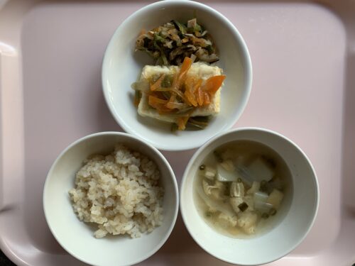 今日の給食