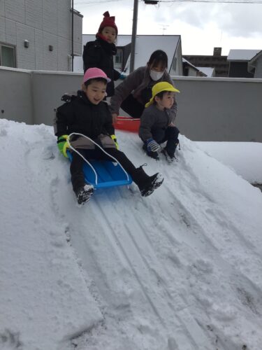 雪だぁぁぁ！！