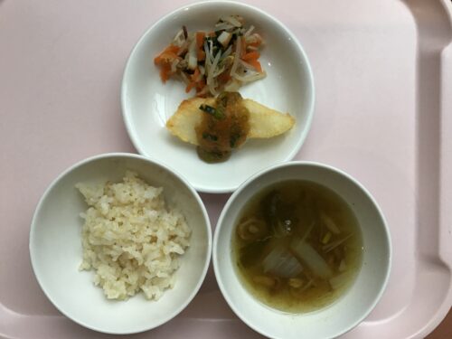 今日の給食