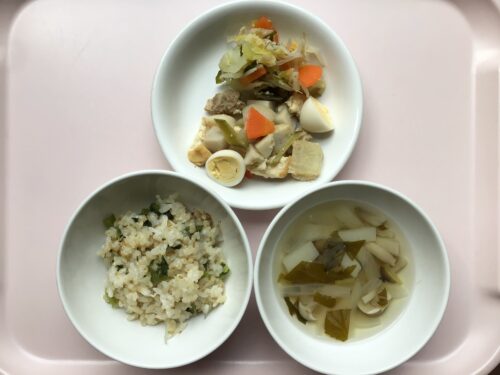 今日の給食