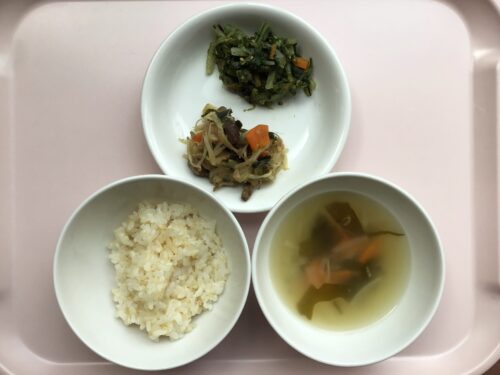 今日の給食