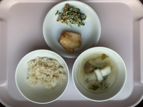 今日の給食