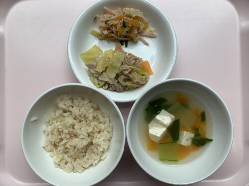 今日の給食