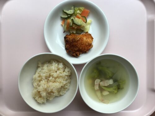 今日の給食