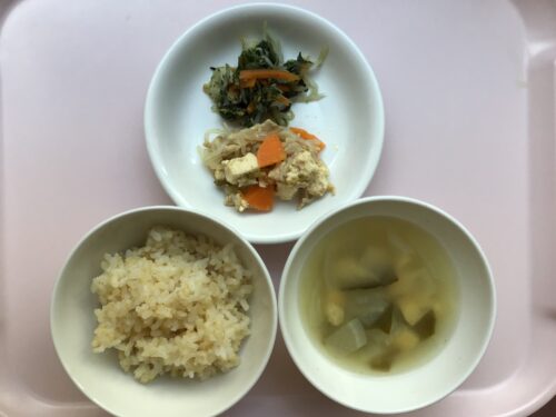 今日の給食