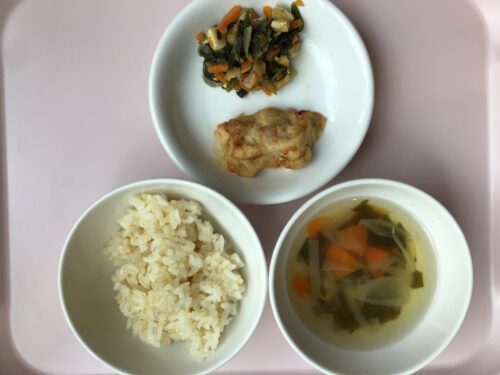今日の給食