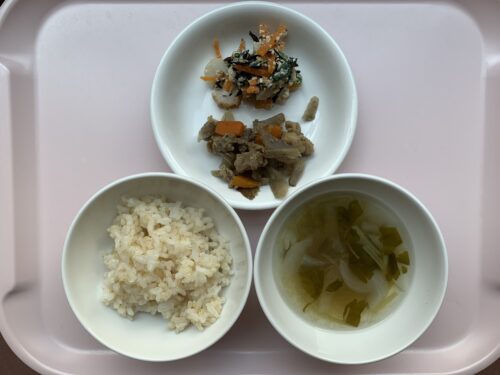 今日の給食