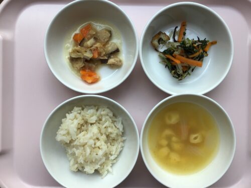 今日の給食