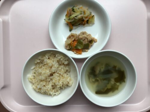 今日の給食