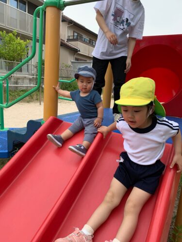 公園へ行きました