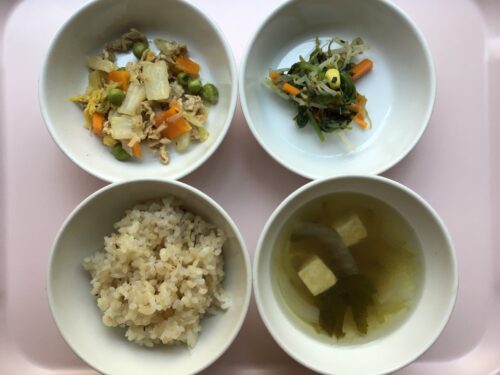 今日の給食