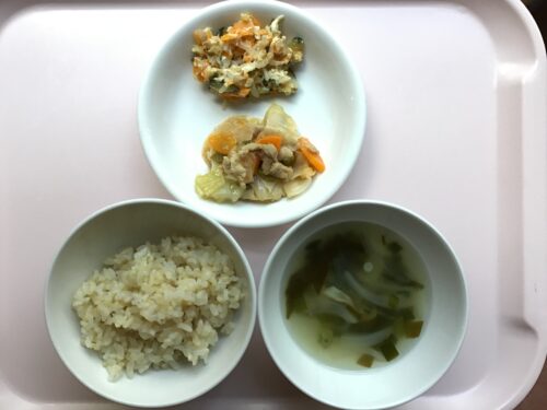 今日の給食