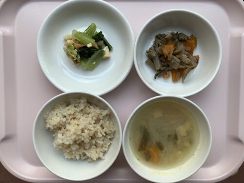 今日の給食