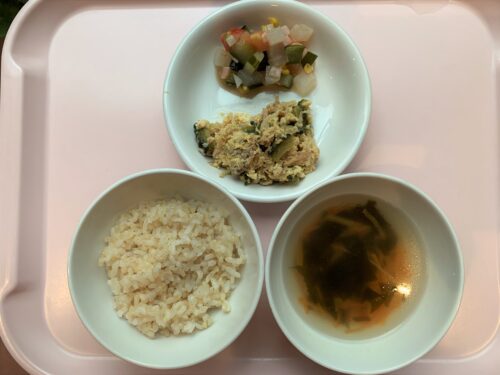 今日の給食