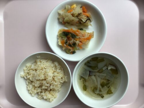今日の給食