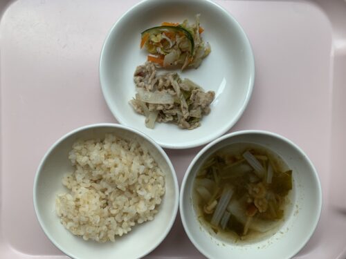 今日の給食