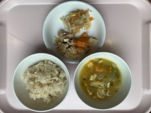 今日の給食