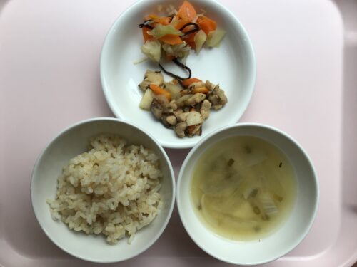今日の給食