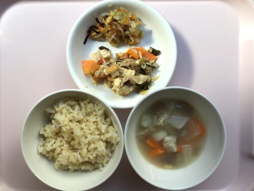今日の給食