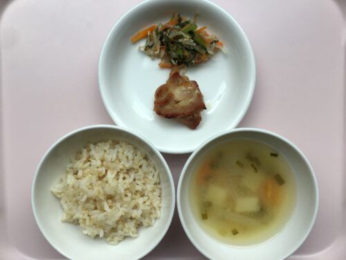 今日の給食