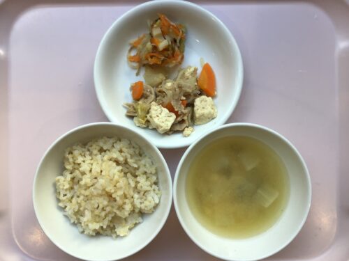 今日の給食