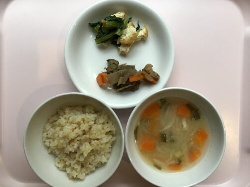 今日の給食