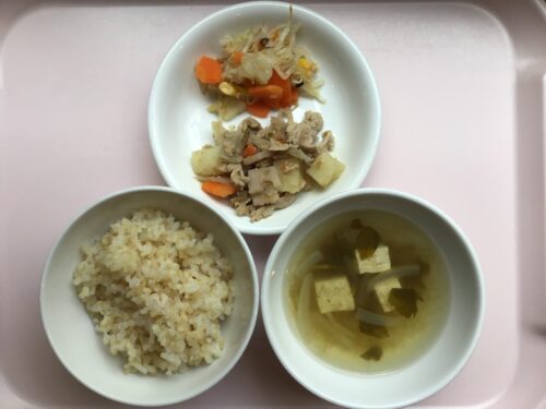 今日の給食