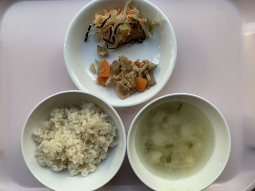 今日の給食