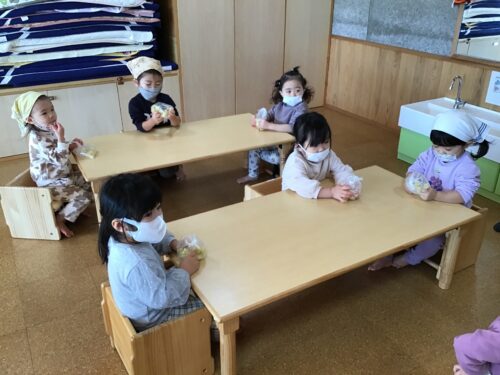 サツマイモつぶし