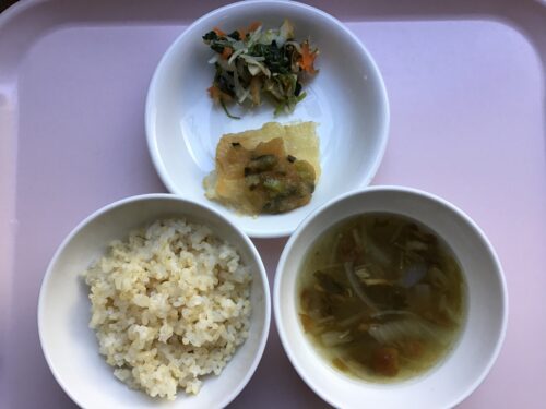 今日の給食