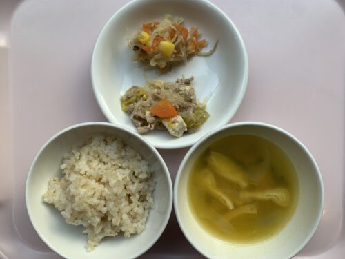 今日の給食