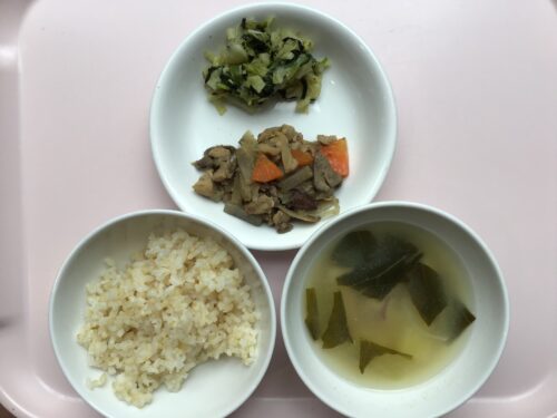 今日の給食
