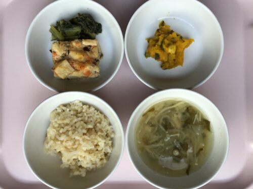今日の給食