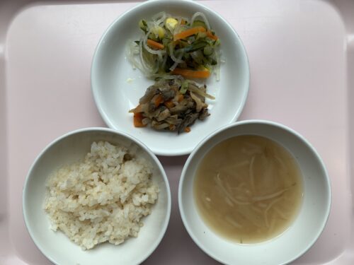 今日の給食