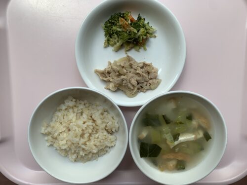 今日の給食