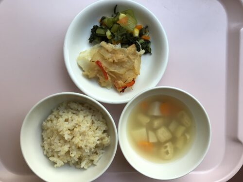 今日の給食