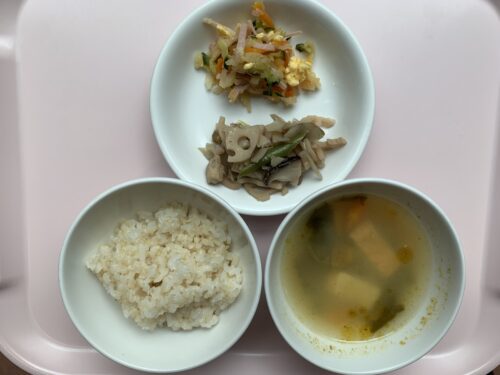 今日の給食