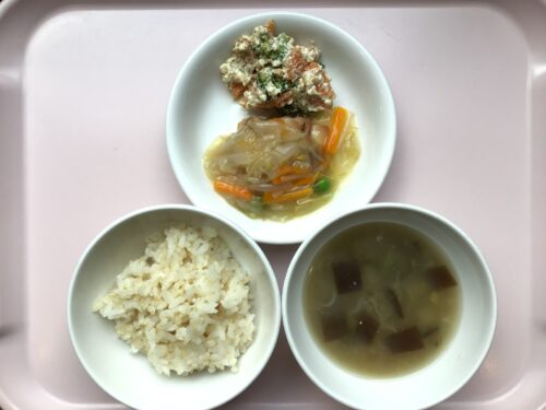 今日の給食