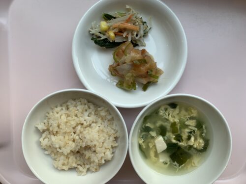 今日の給食
