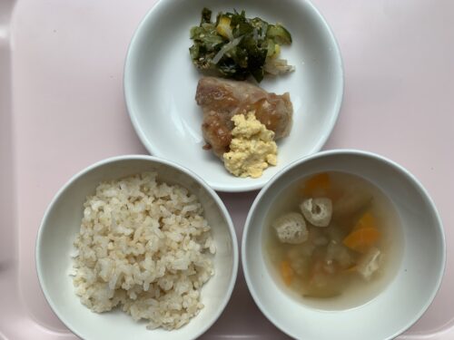 今日の給食