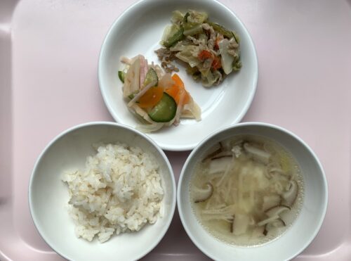 今日の給食